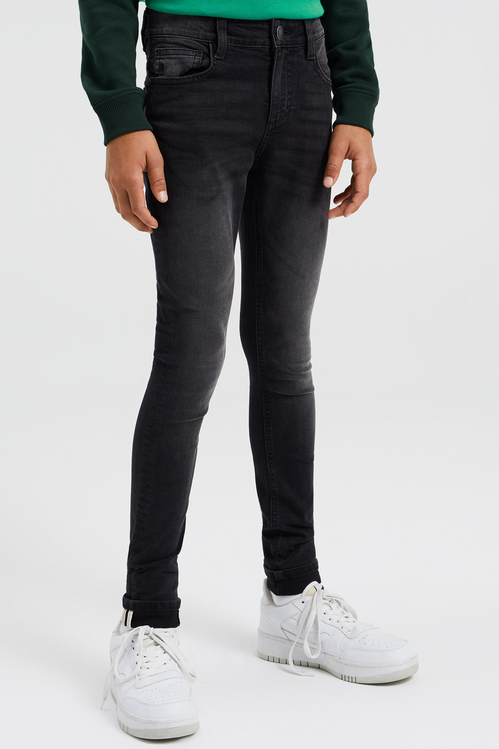 Jongens super skinny fit jeans Blue Ridge Zwart