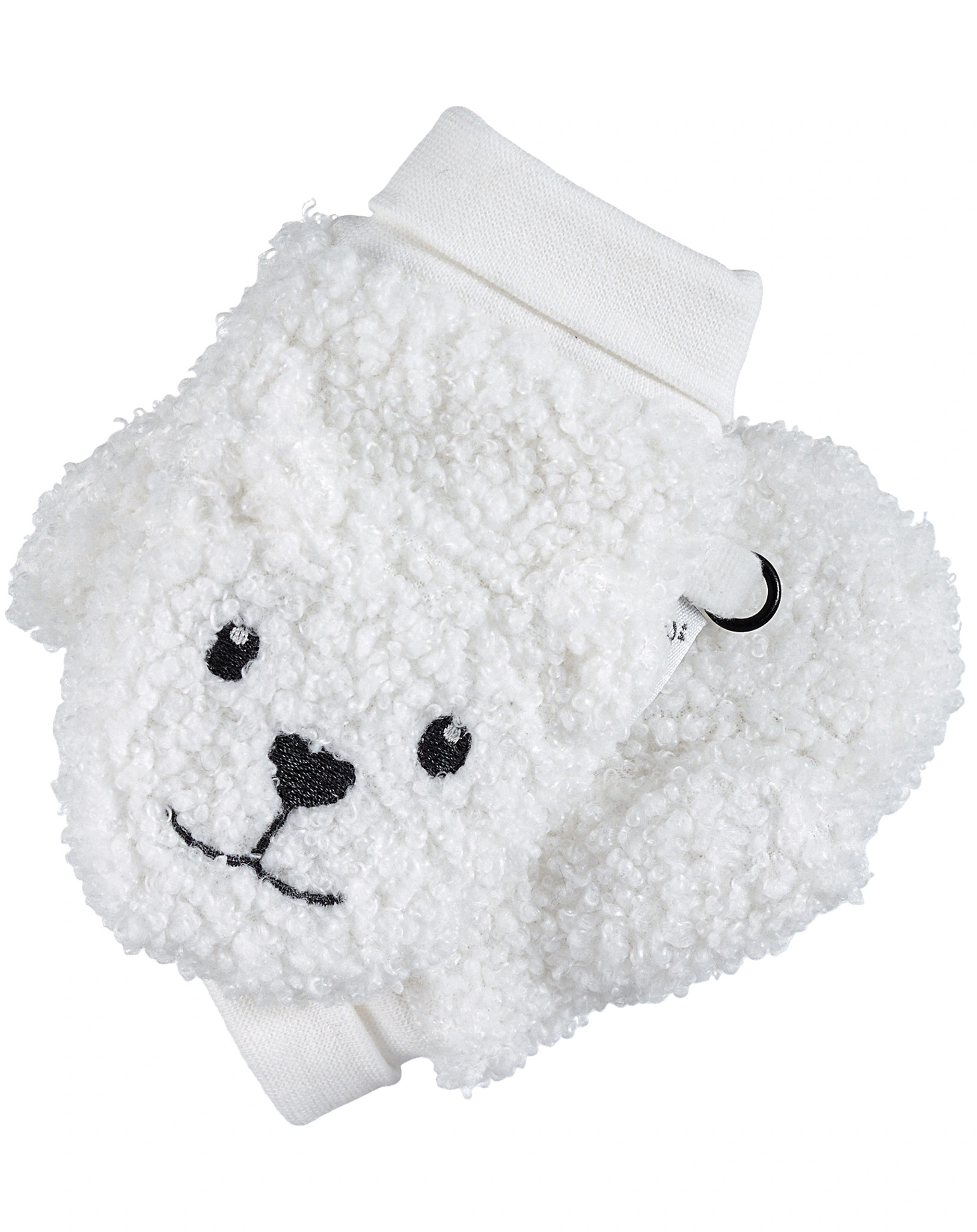 Teddy-Fäustlinge EISBÄR in ecru
