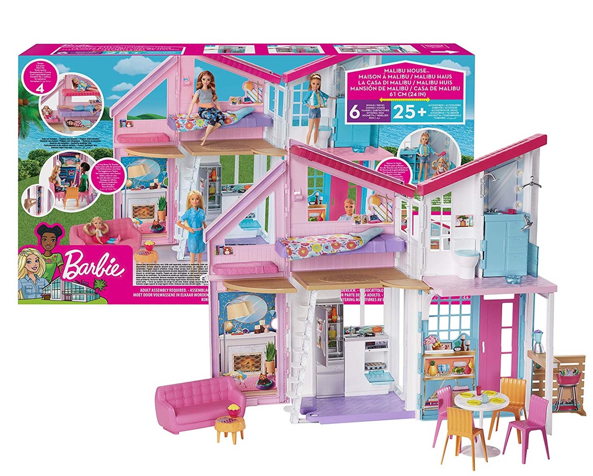 Barbie - Malibu Hus Legesæt (FXG57)