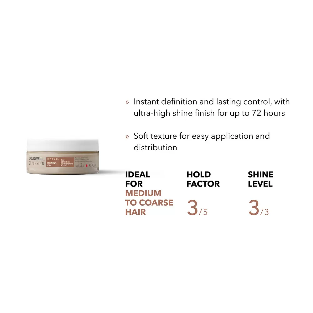 Goldwell StyleSign Defining Wax - 75 ml.