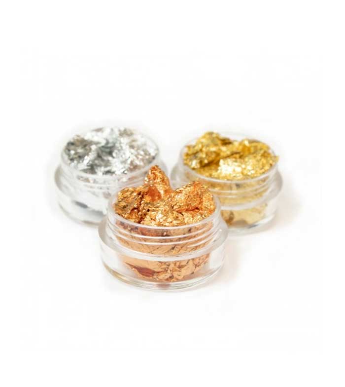 Thuya - Folha de ouro para nail art - Prata