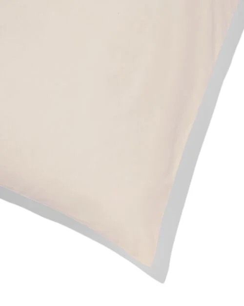 taie d'oreiller coton doux 60 x 70 gris-beige