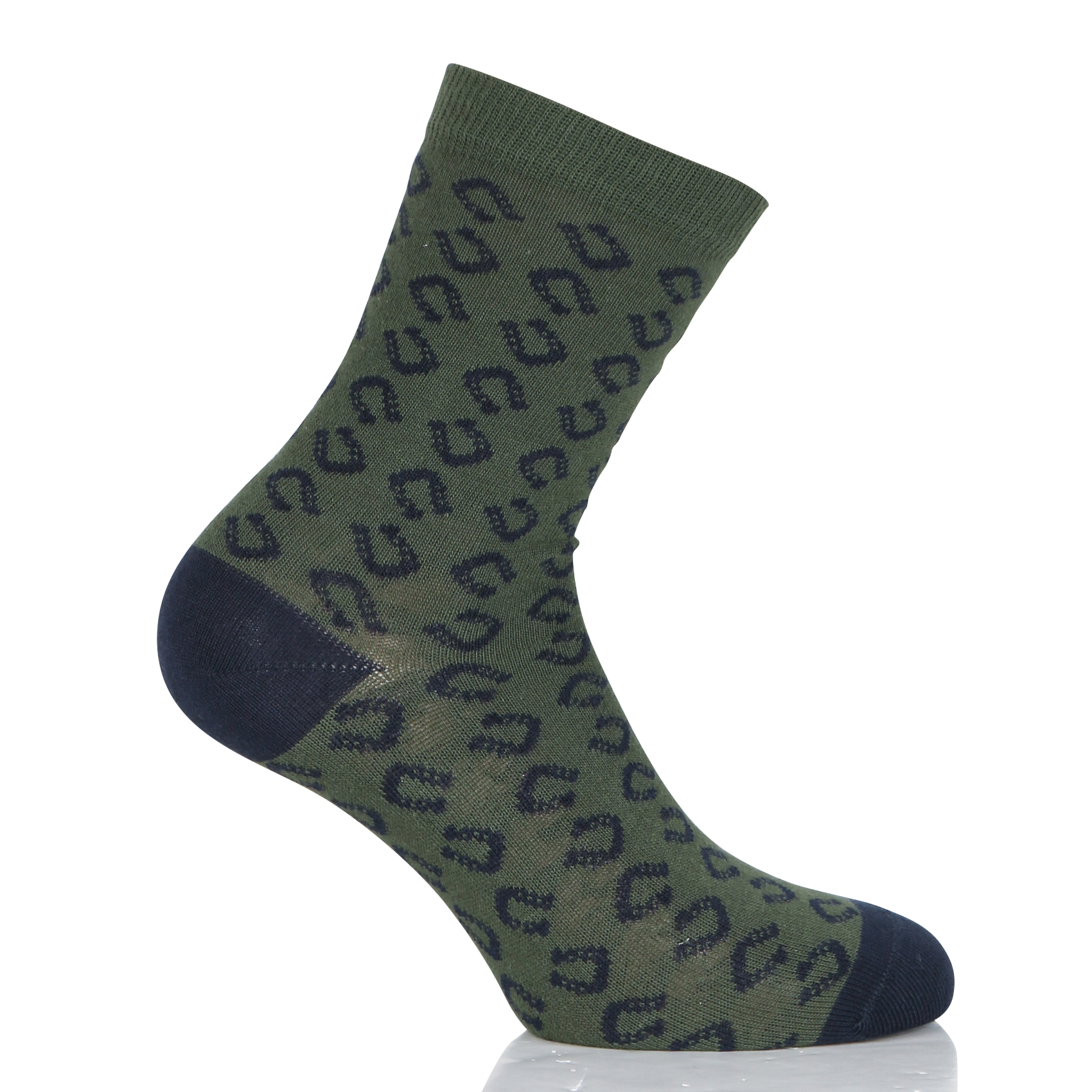 Chaussettes imprimées | Vert