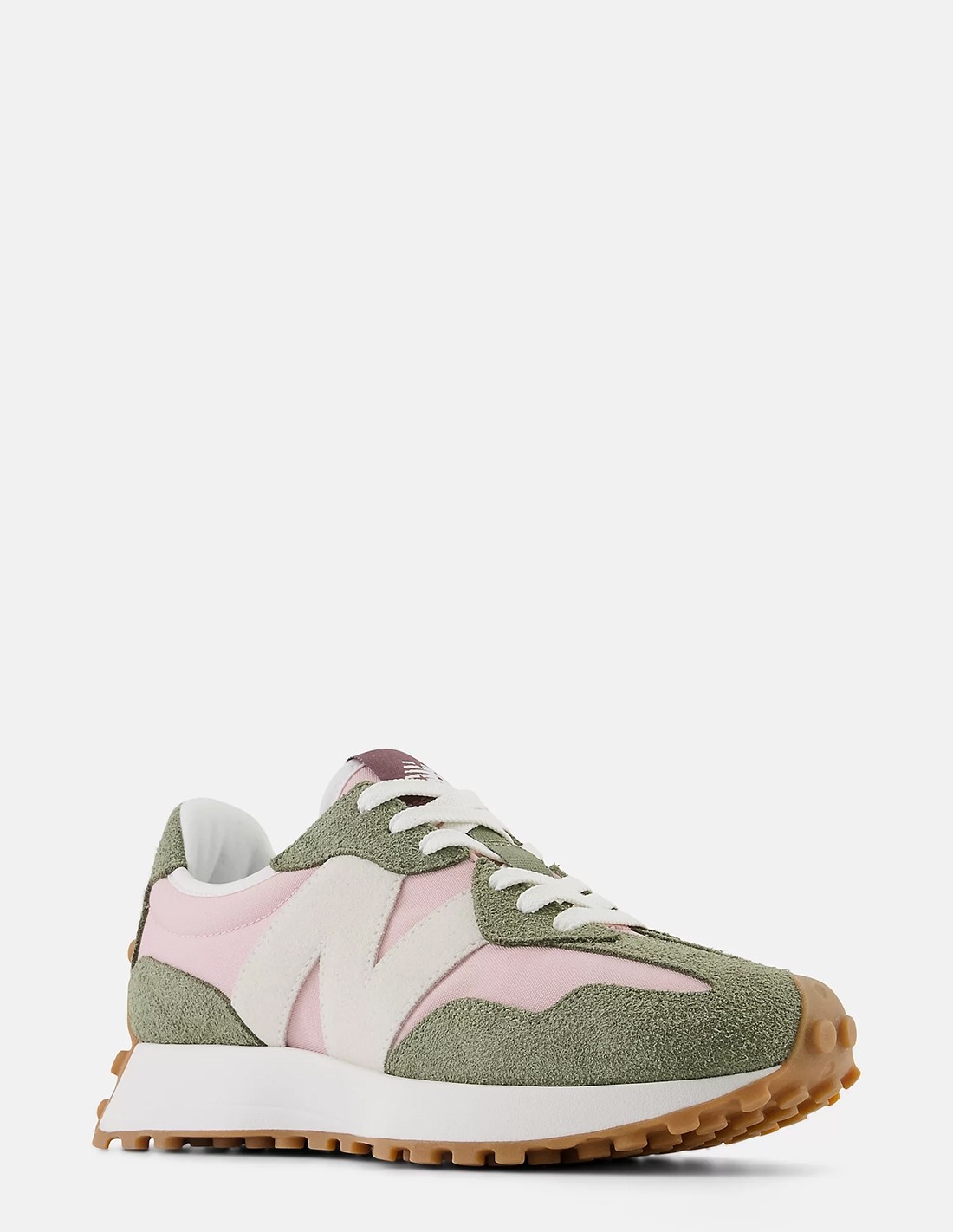 new balance Sneakers Femme 327 Vert/Rose Daim