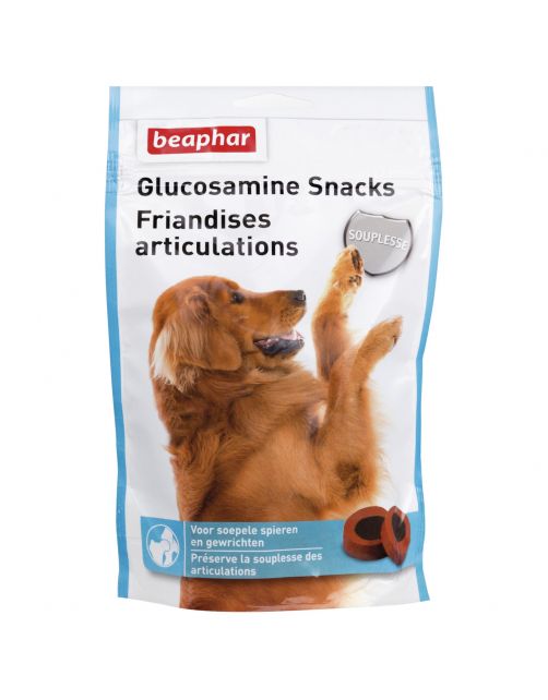 Beaphar Glucosamine Snacks - Voedingssupplement - Gewrichten - Spieren - Kalkoen 150 g