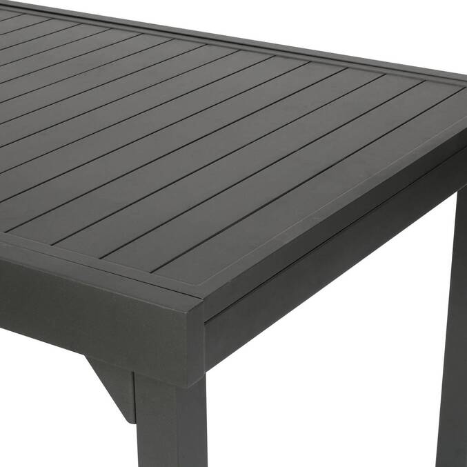 Table de jardin extensible PIAZZA Graphite