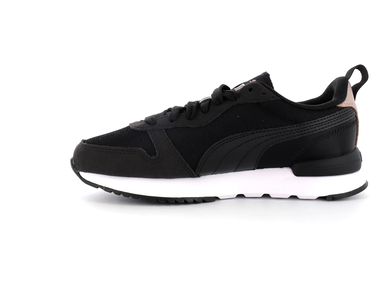 Puma-383931 Matières combinées Noir Rose