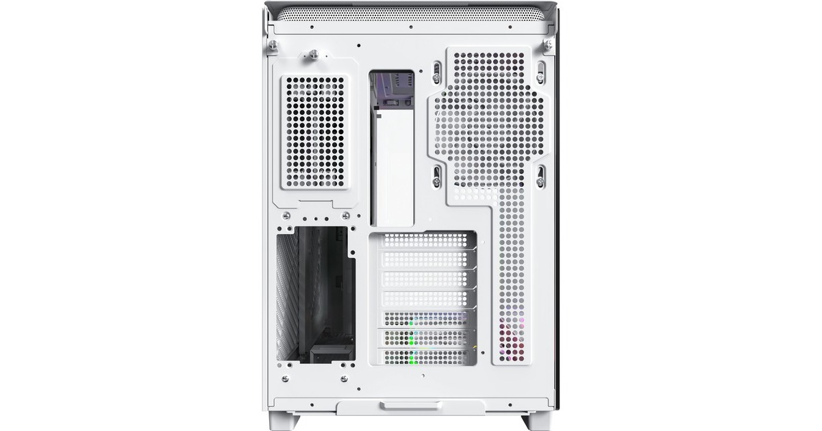 MontechKING 95 PRO midi tower behuizing  (Wit | 2x USB-A | 1x USB-C | RGB | Tempered Glass)