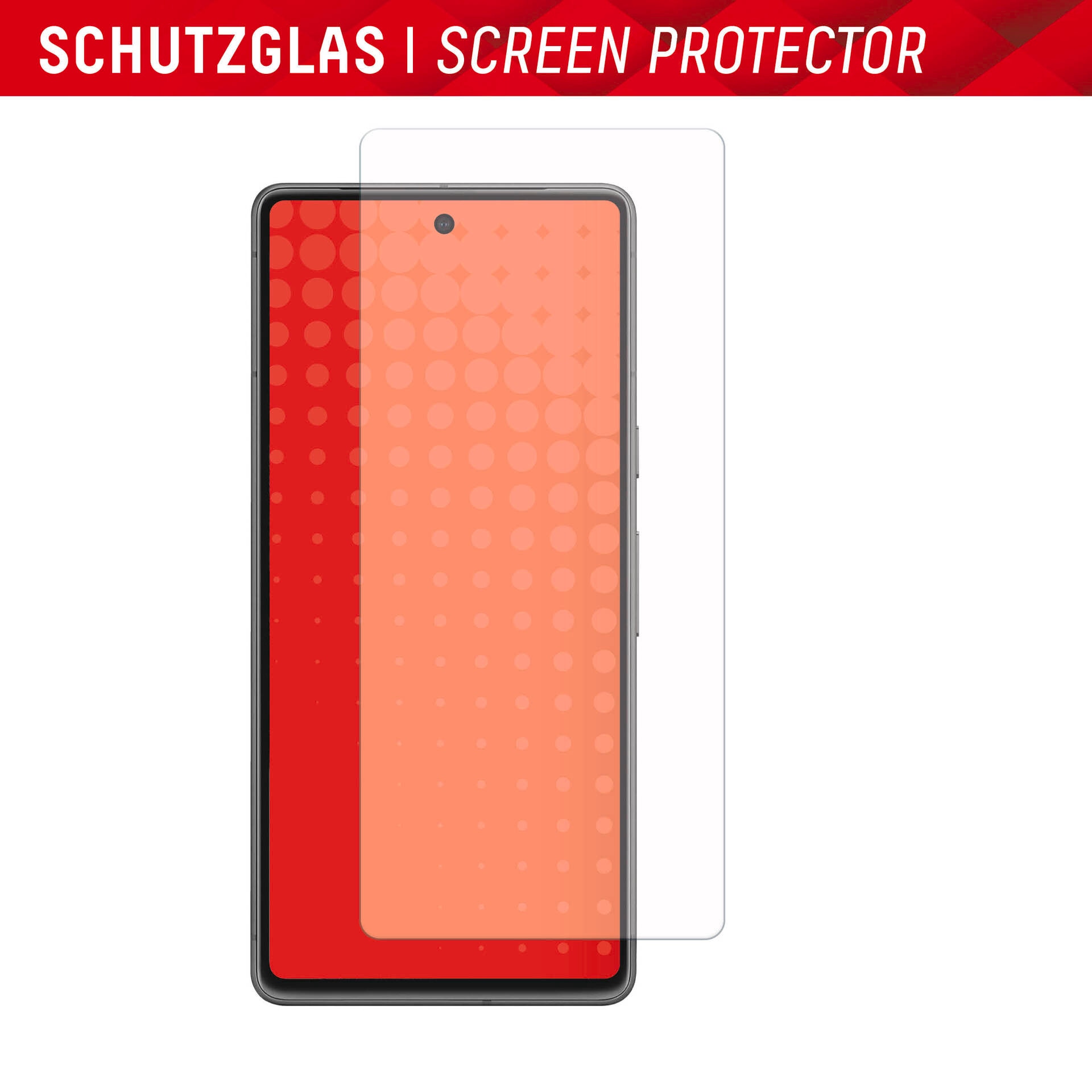 Displex Displayschutzglas »Real Glass - Google Pixel 7« Displayschutzfolie Displayschutz kratzer-resistent 10H splitterfest