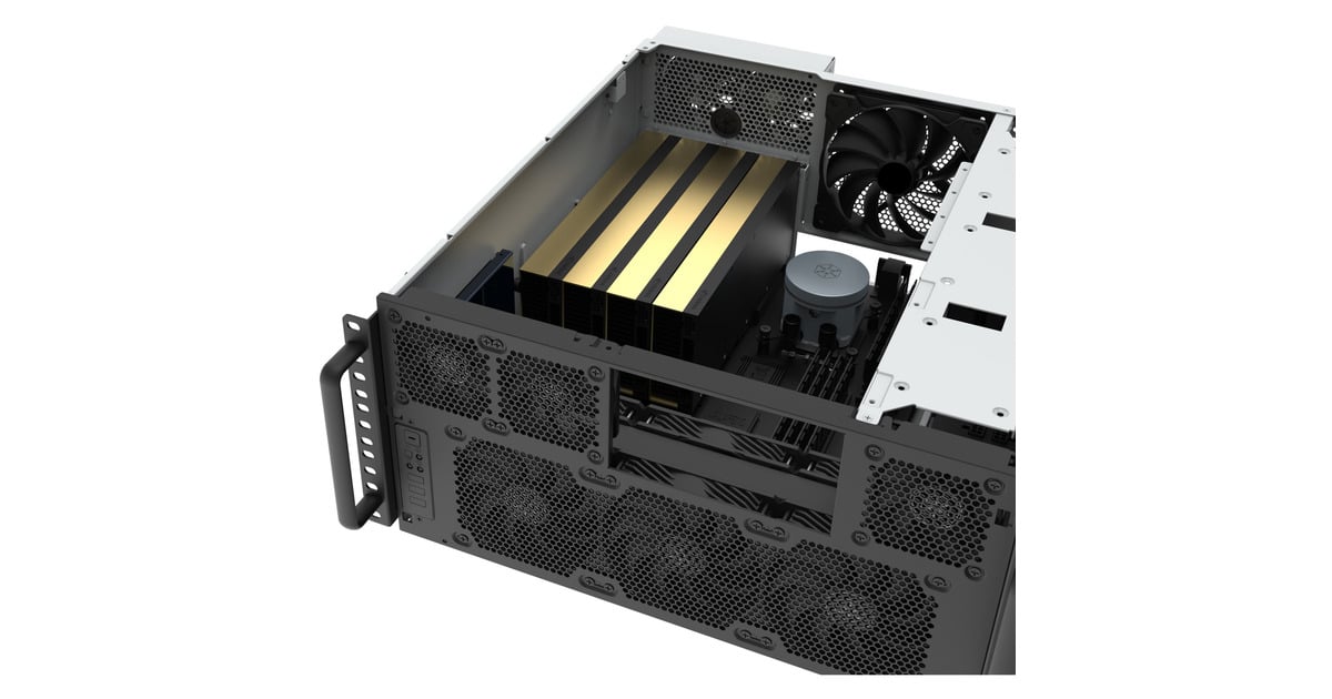 SilverStoneRM53-502 rack behuizing  (Zwart)