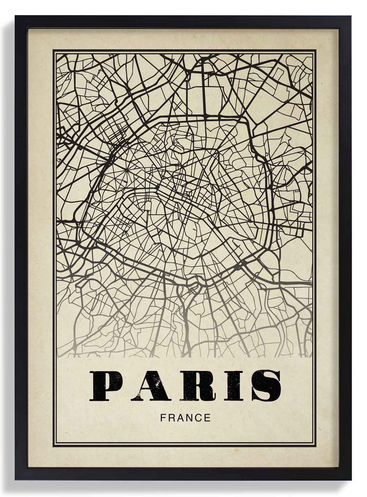 Paris Stadt Sepia