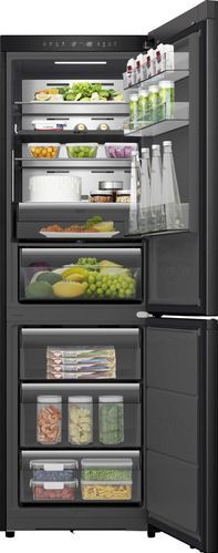 Hisense - RB5K330GSFC - Koelkast met Diepvries - RVS - Onderste Koeling
