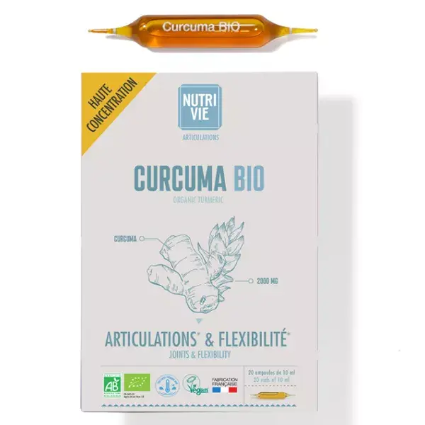 Nutrivie Curcuma Bio 20 ampoules