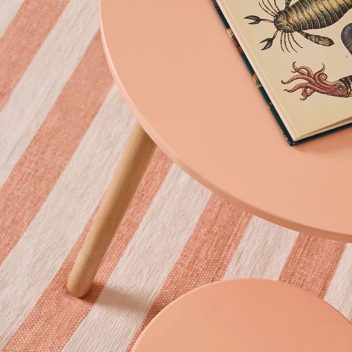 Kids Concept - Tisch und Hocker, weiss