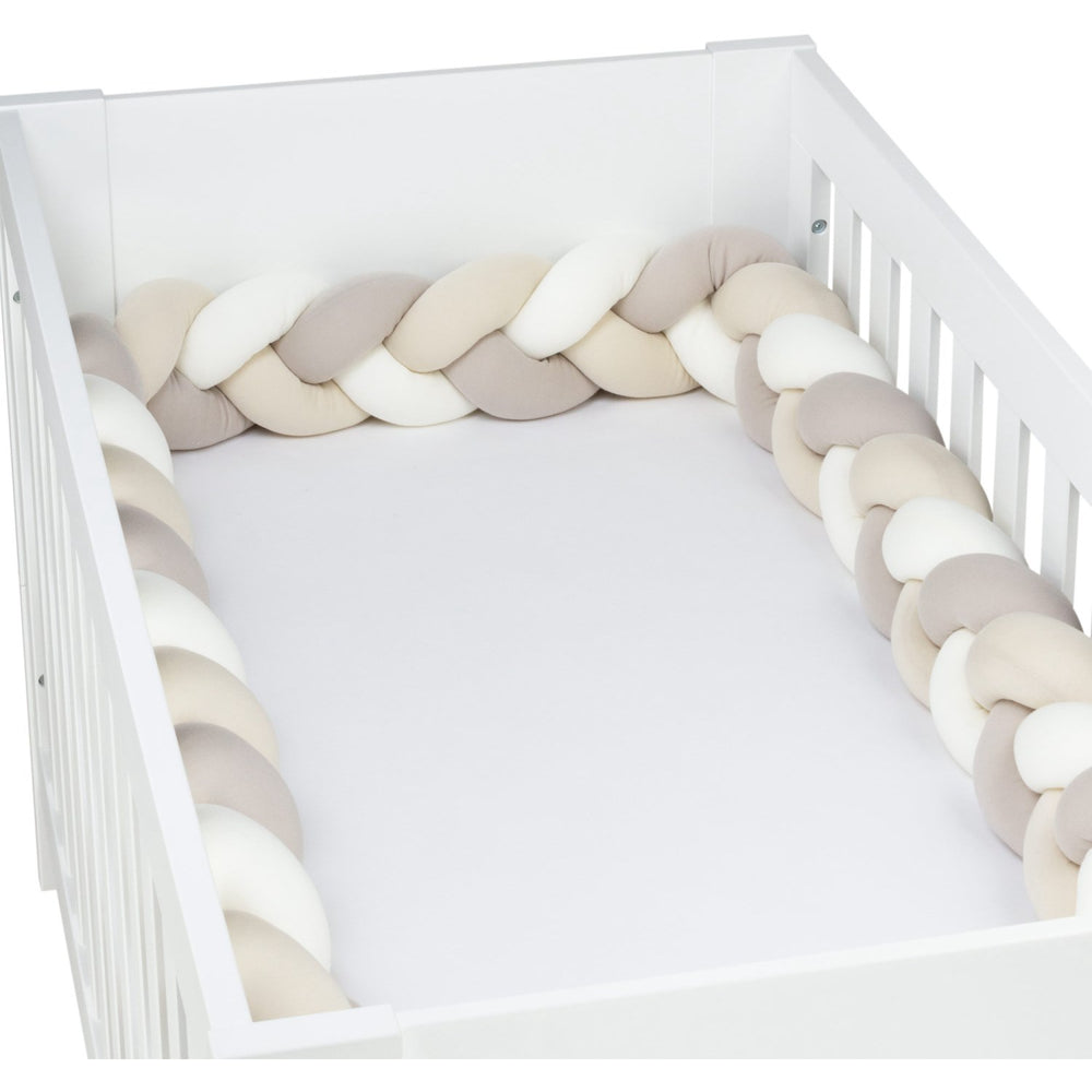 Køb babybay® Ivory/Beige/Cream Nest Snake Jersey Flettet 280 Cm