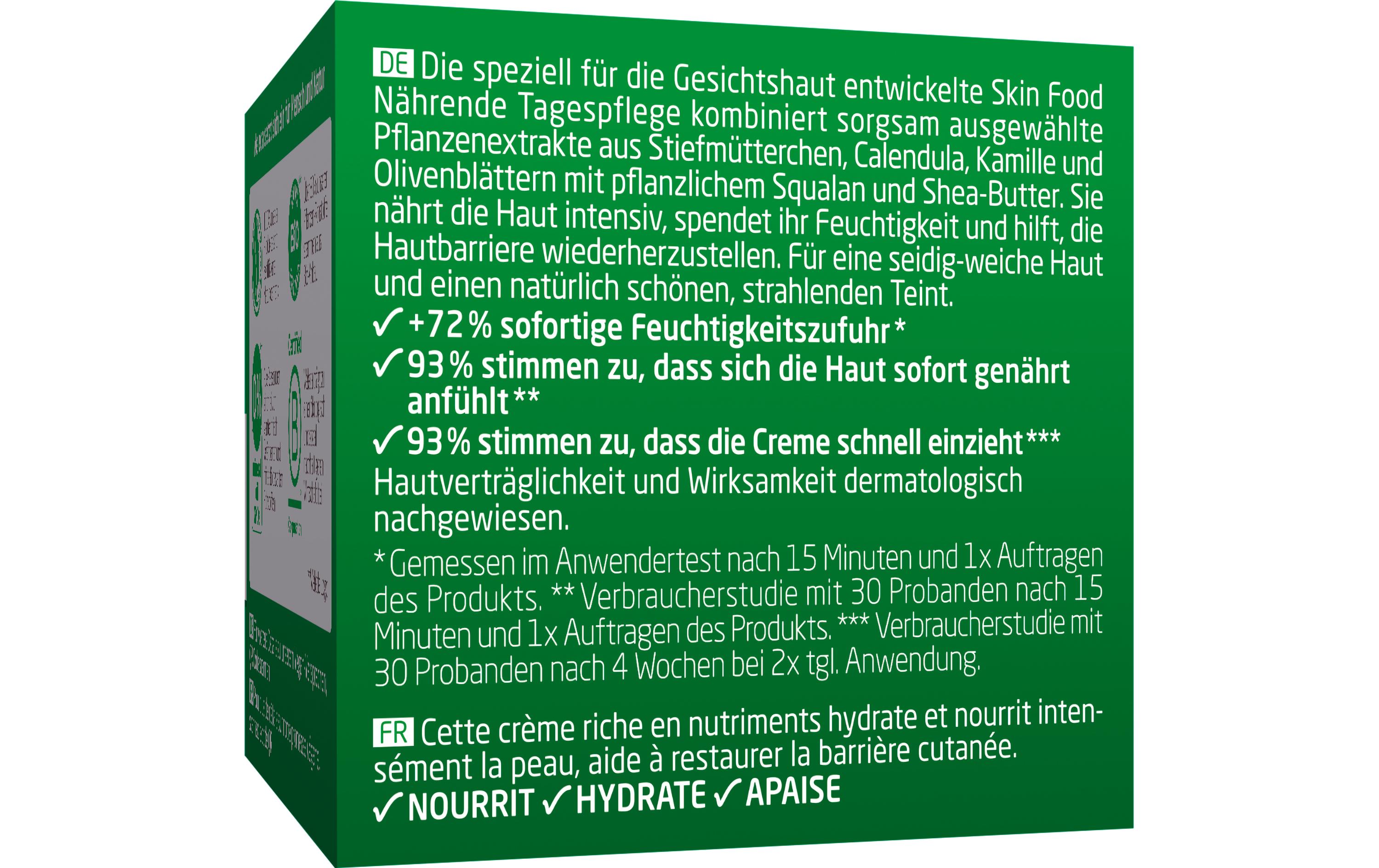 Tagescrème Skin Food Nährend 40 mlNatürliche Tagespflege für seidig-weiche Haut