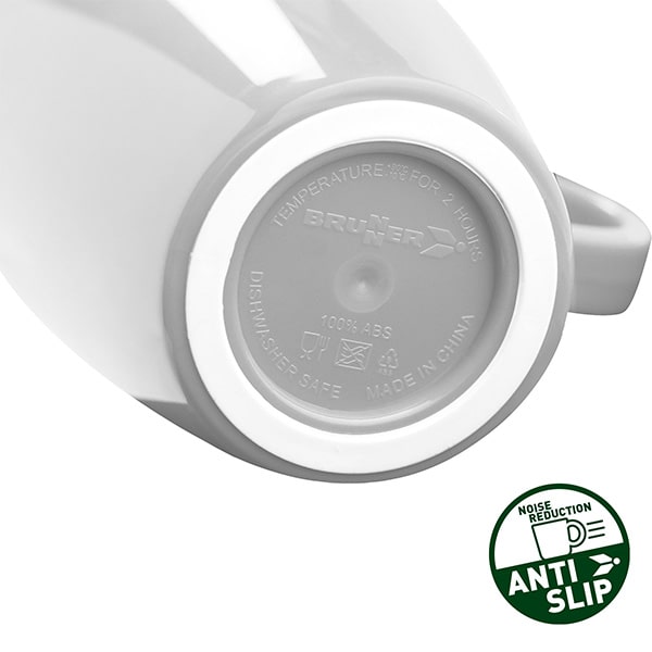 Hot Mug Resylin Dolomit gris clair 30cl anti-dérapant BRUNNER
