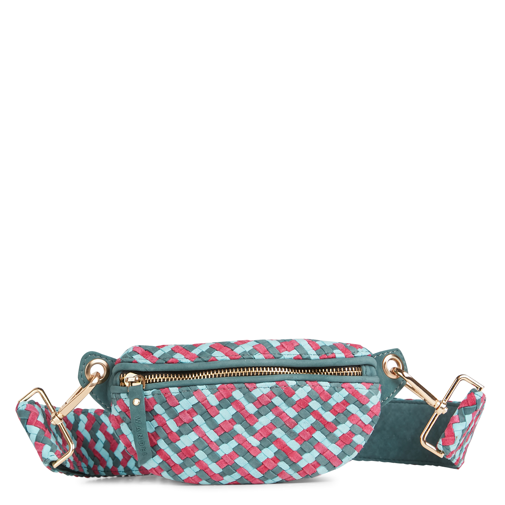 SMILE - Sac banane Smile en cuir | Vert