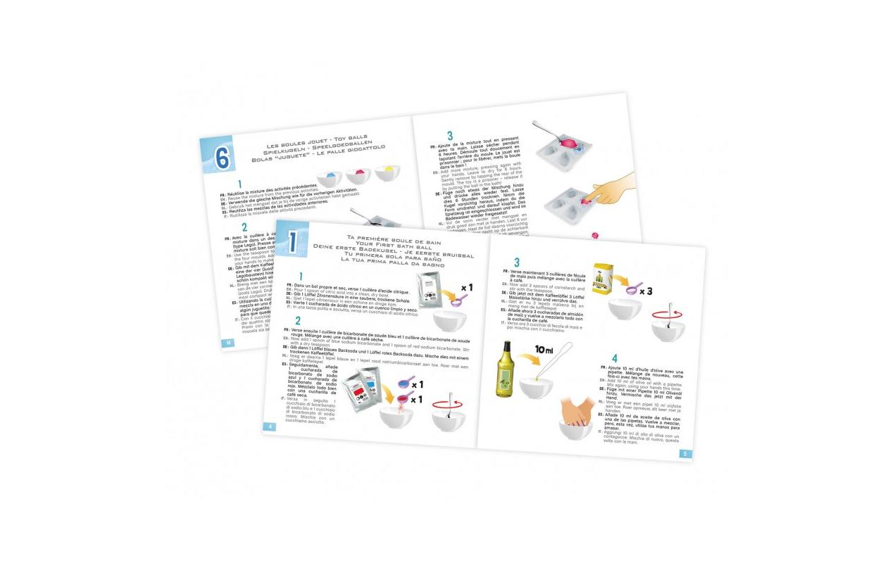 Experimentierkasten mini Lab BadekugelnSprudelkugeln selber machen