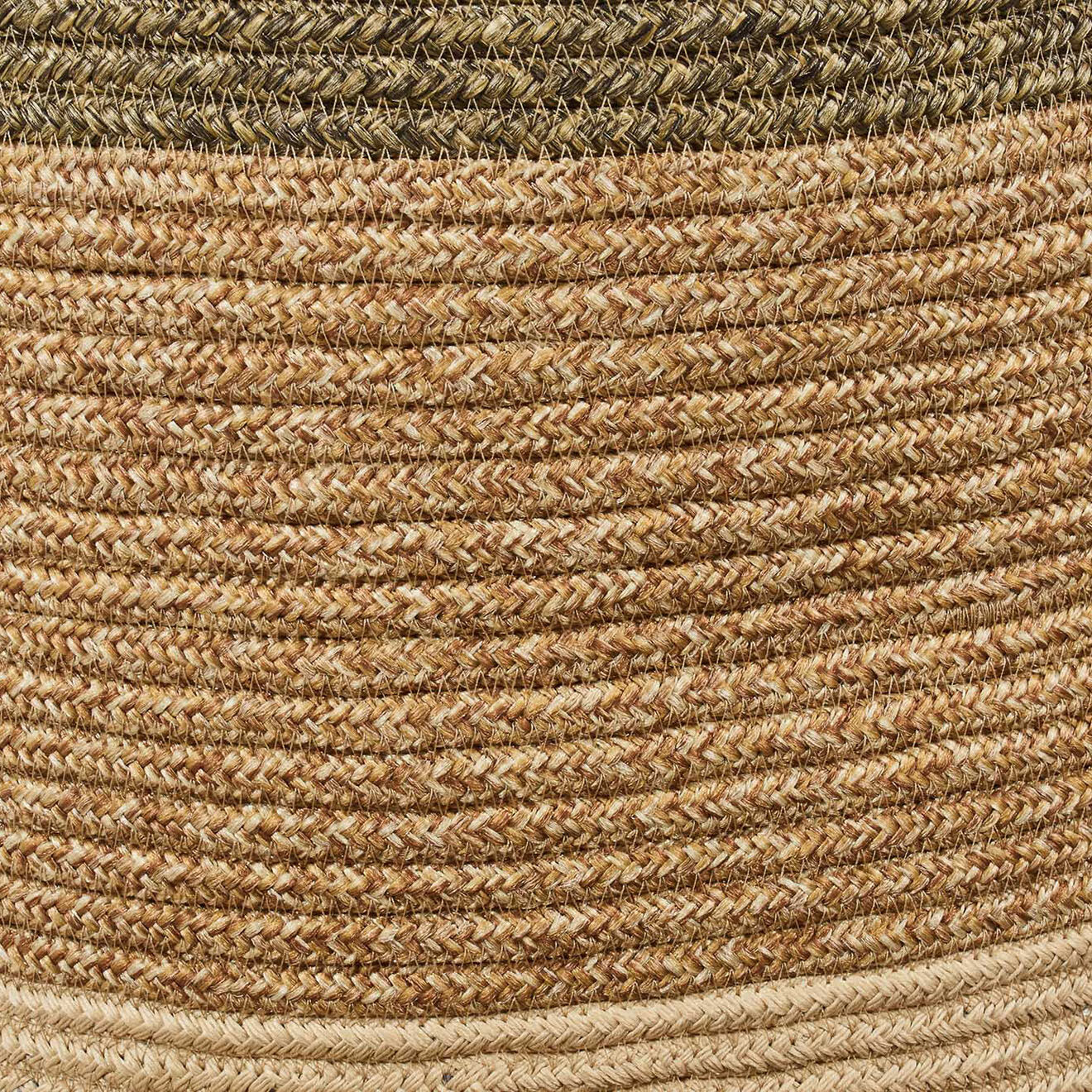 Nazar Rugs Panier CALI 4301 fait main vert - 25x15 cm