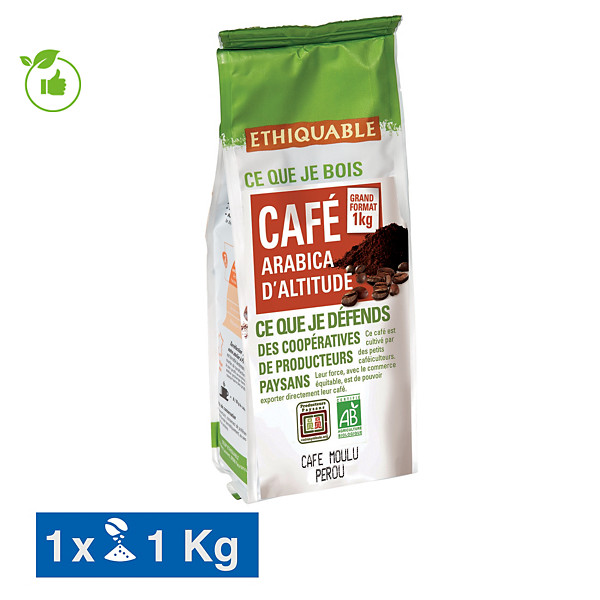 Café moulu Pérou Equitable, 1 KG