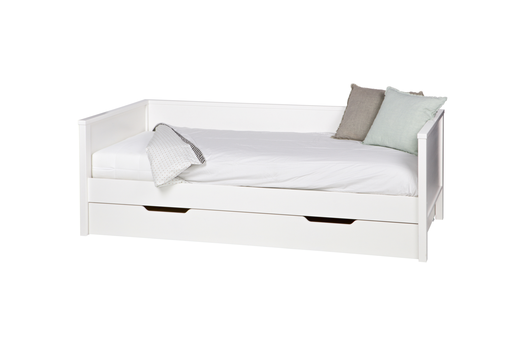 Matras/Bedlade Nikki & Jade grenen wit [FSC] Nikki & Jade Matras / Bedlade Grenen Wit [FSC]