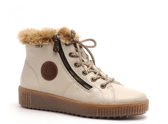 Remonte boots bottine plates femme r7980 beige