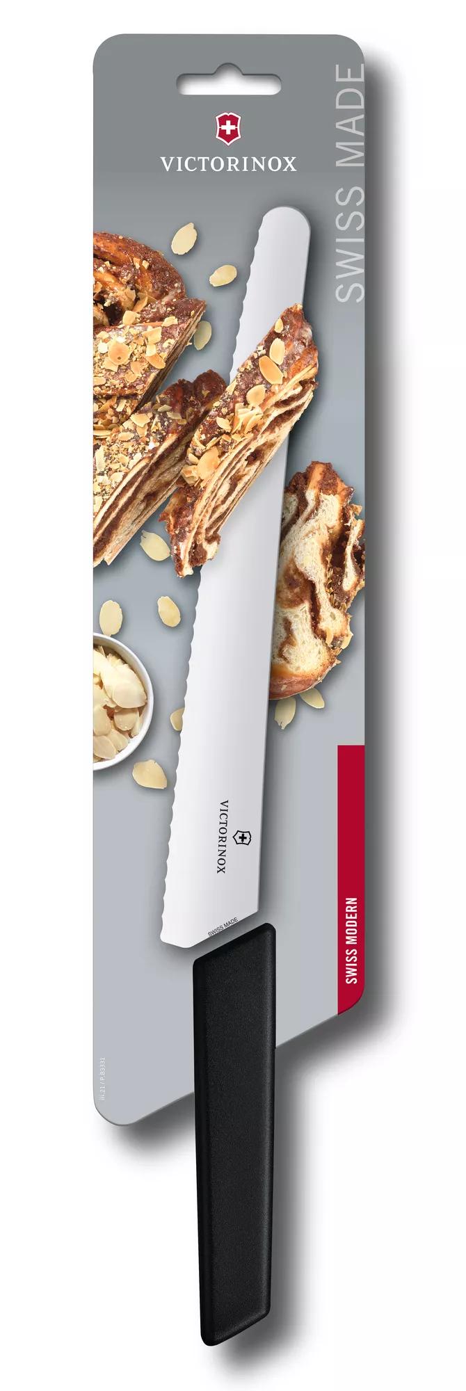 Swiss Modern Brot- und Konditormesser-schwarz