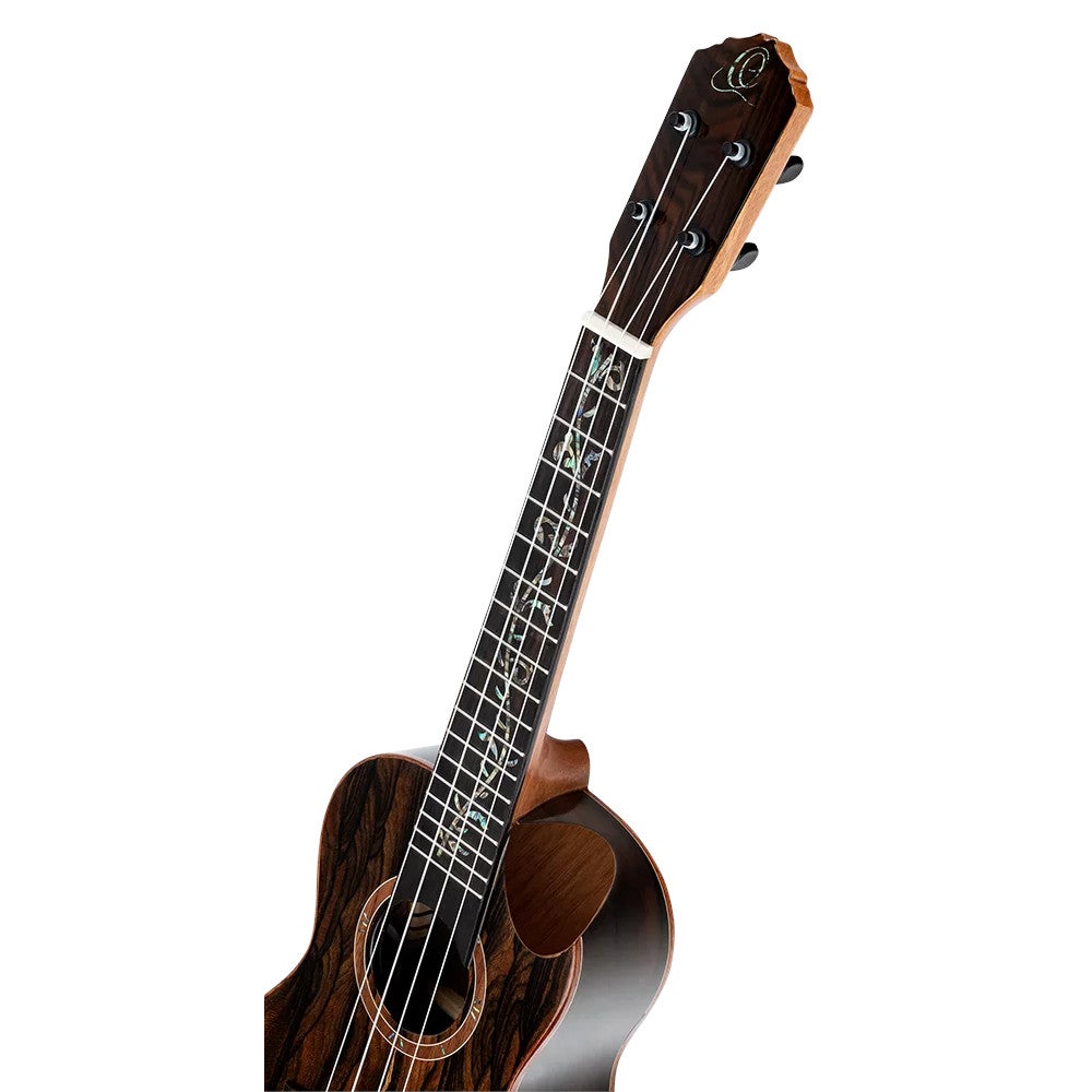 Ortega RUET-ZC Elite Series Concert Size Ukulele Ziricote elektrisch-akoestische concert ukelele met gigbag