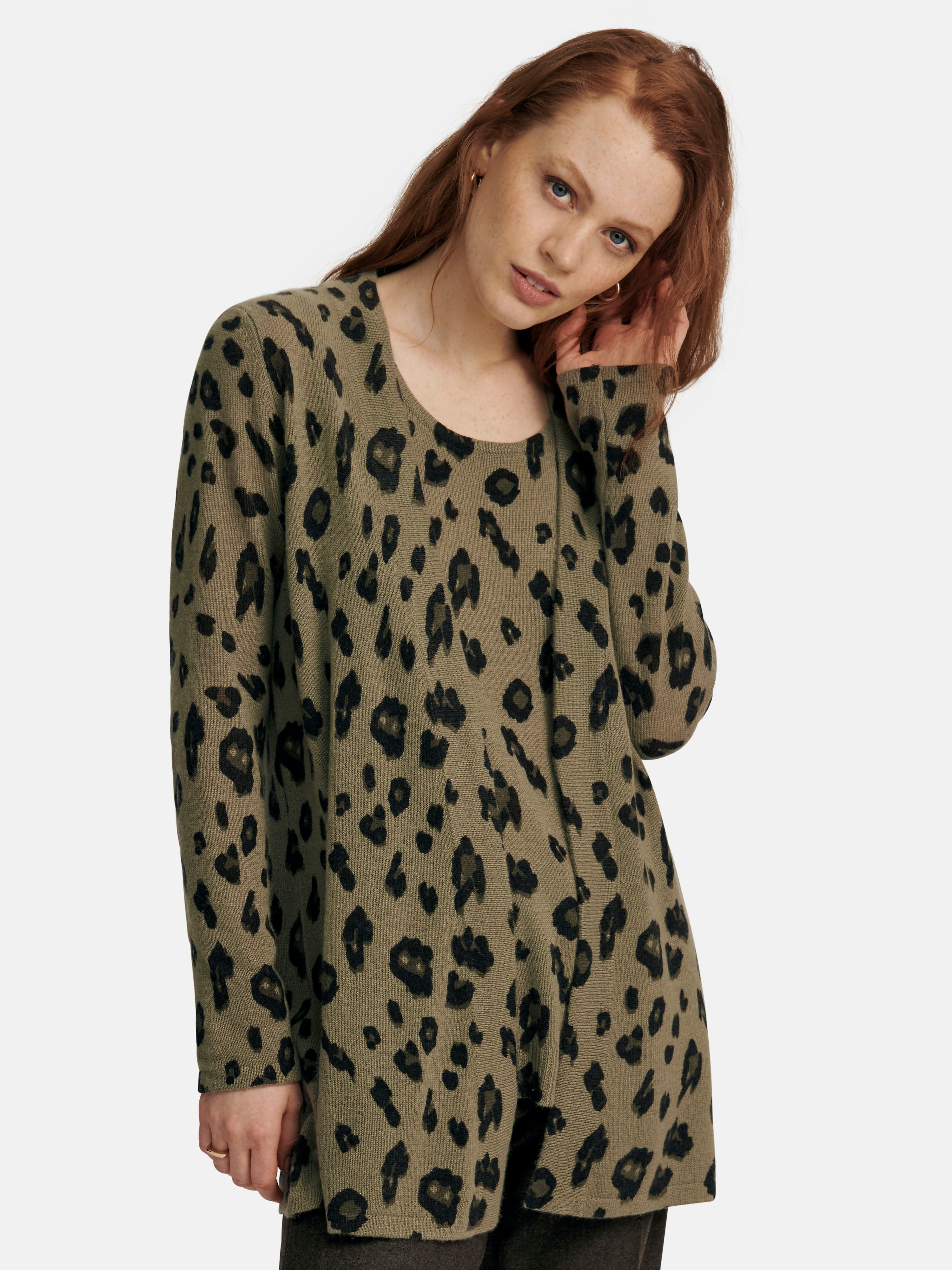 Strickjacke aus 100% Premium-­Kaschmir