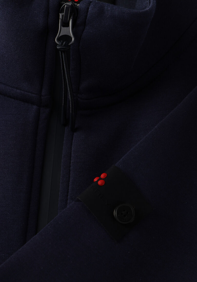 donkerblauwe peuterey vest scott
