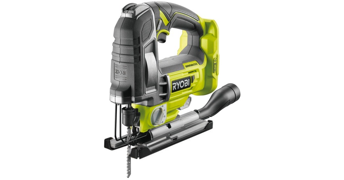 RyobiR18JS7-0 decoupeerzaag  (Groen/zwart, Accu niet inbegrepen)