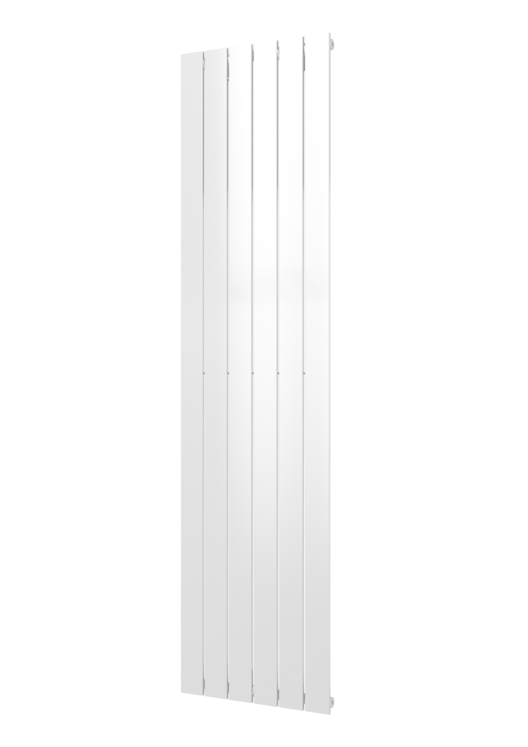 Plieger Cavallino Retto designradiator verticaal enkel middenaansluiting 1800x450mm 910W wit