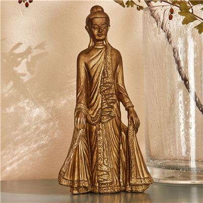 Statuette Bouddha doré
