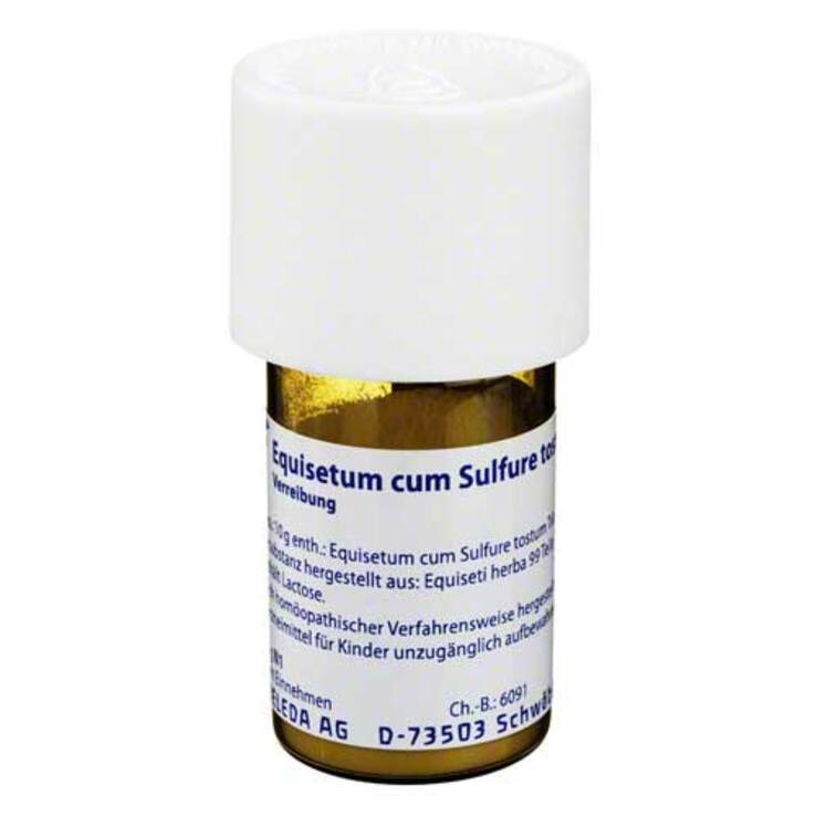 Equisetum cum Sulfure tostum D 6 Trituration, 20 g