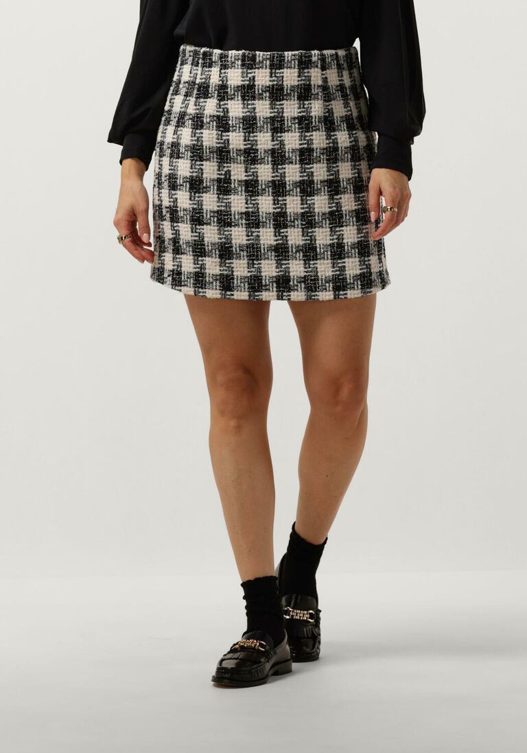 NEO NOIR zwarte neo noir minirok helmine chic boucle skirt
