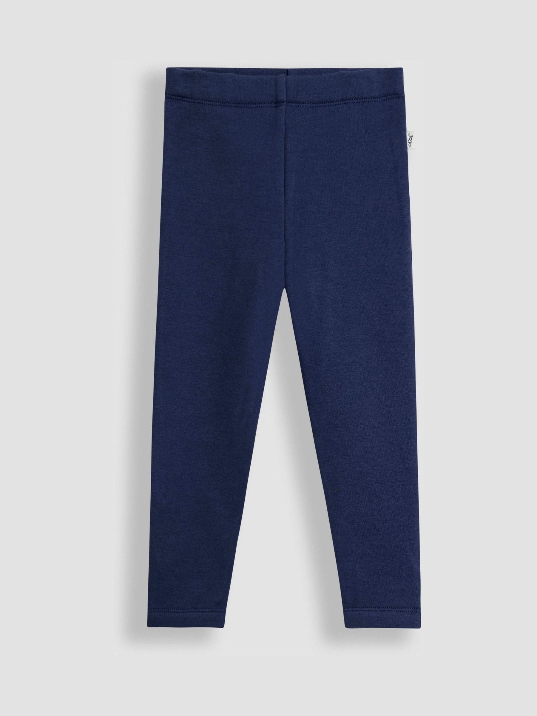 Paars - JoJo Maman Bébé Fleece-Lined Leggings 2 Pack