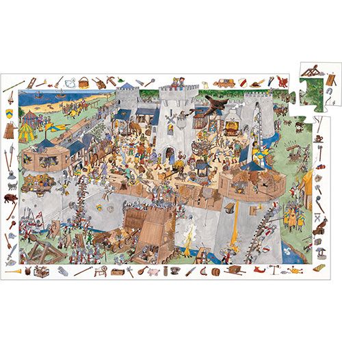 Djeco puzzel observation kasteel (100st)