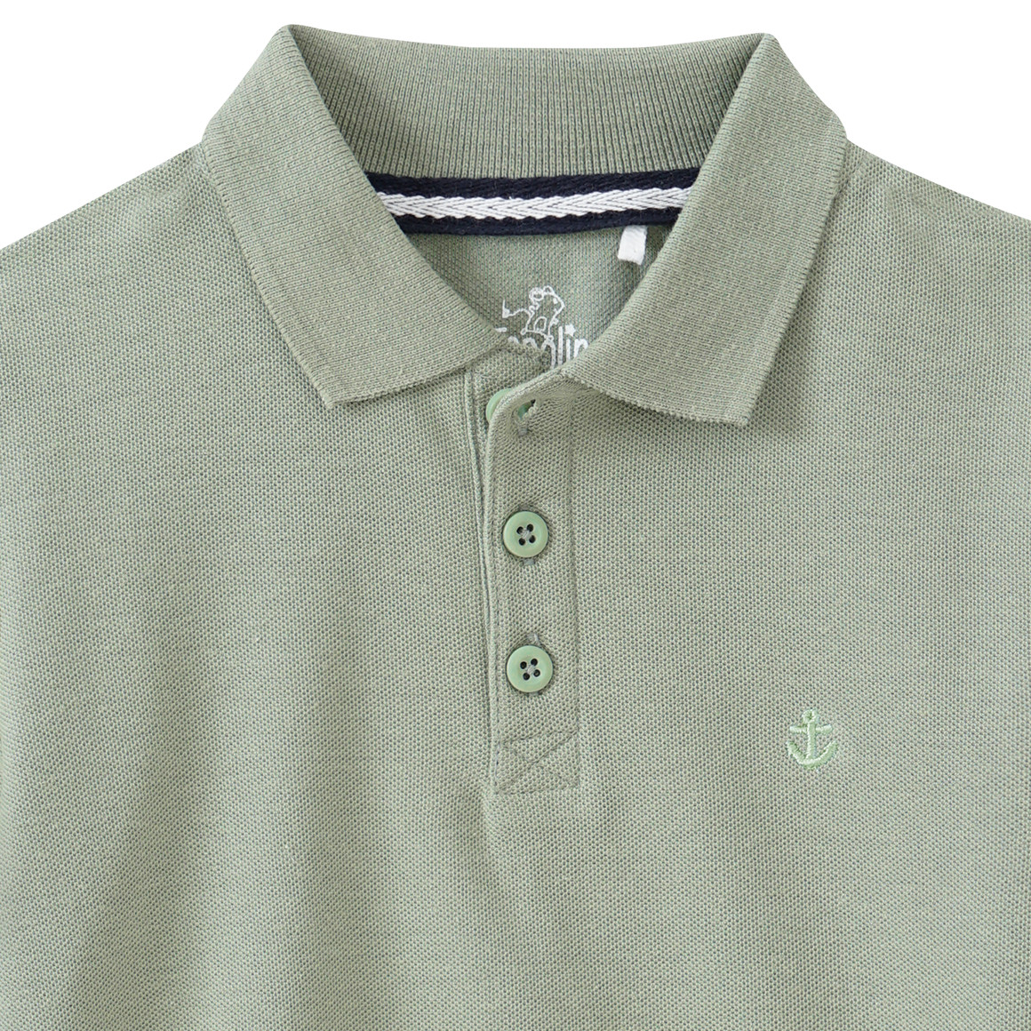 Topolino Jungen Poloshirt in Piqué-Qualität oliv