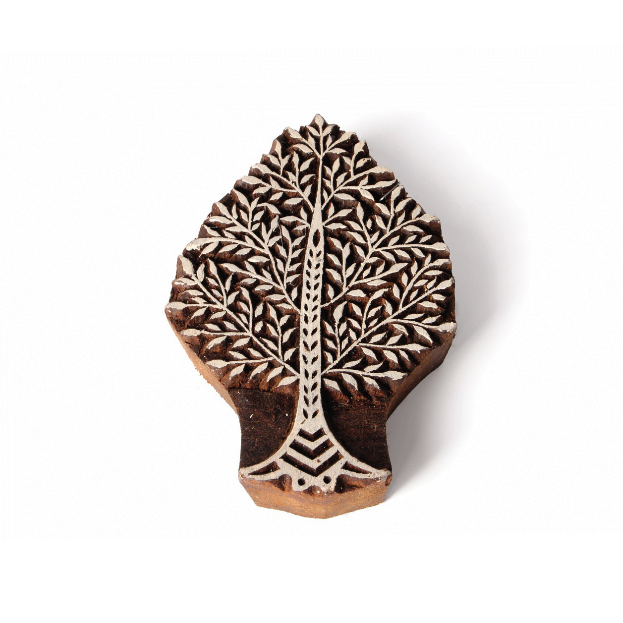 Holzstempel 'Birke', handgeschnitzt, B 9 cm, H 13 cm günstig bestellen