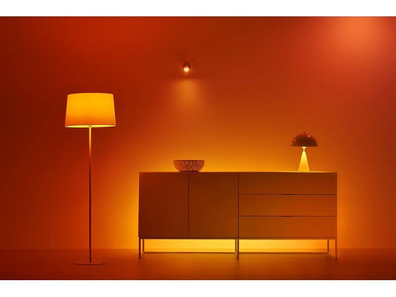 WiZ Leuchtmittel 4.9W (40W) E14 Tunable White & Color Einze Smartes Leuchtmittel, verbindbar über Bluetooth, Matter, WLAN