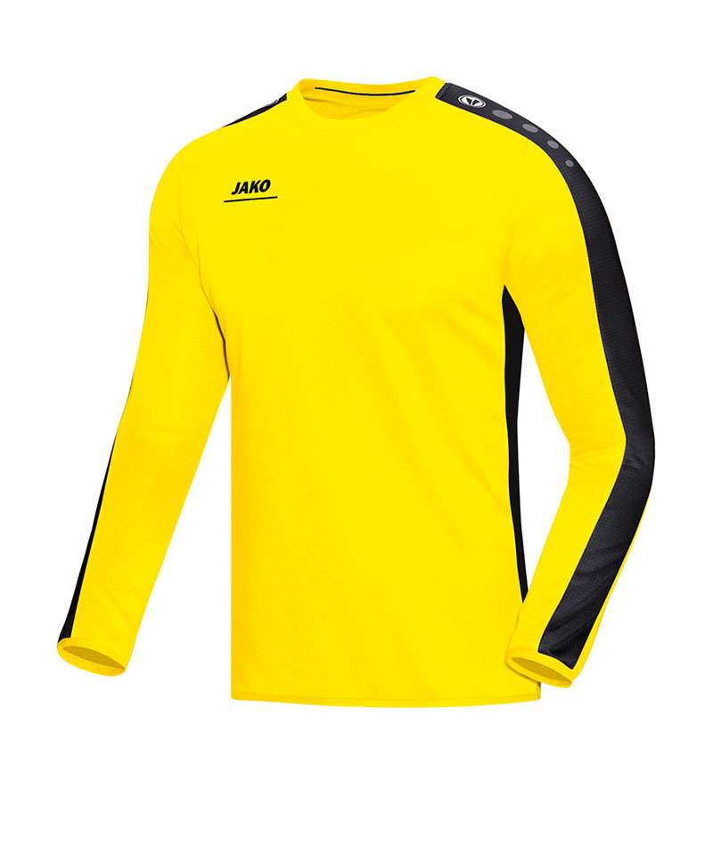 JAKO Striker Sweatshirt Kids Gelb Schwarz F03