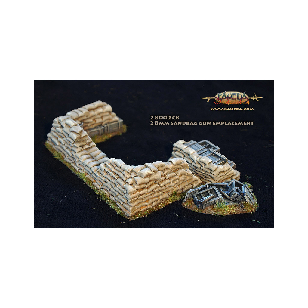 28mm Sandbag AT Gun emplacement
