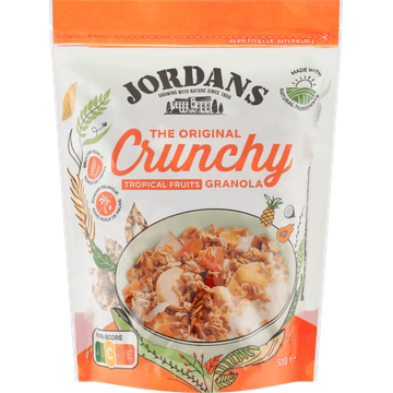 Jordans The Original Crunchy Tropical Fruits Granola 500 g