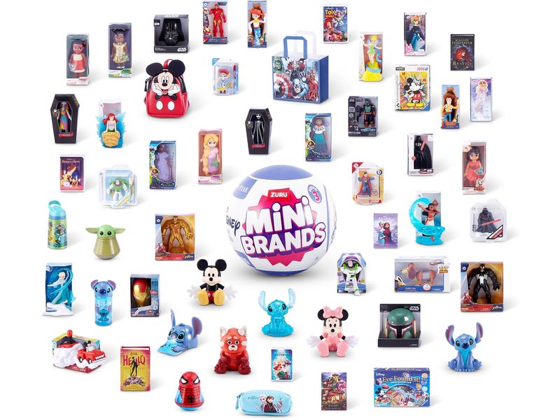 Zuru Disney Mini Brands Series 3 assortiert Sammelspielzeug in Überraschungsball