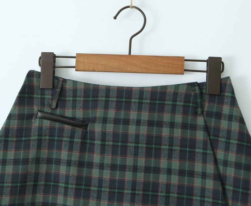Floto - Geruite minirok met lage taille