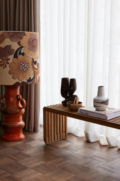 HKliving Slatted bankje eetbank 96 teak
