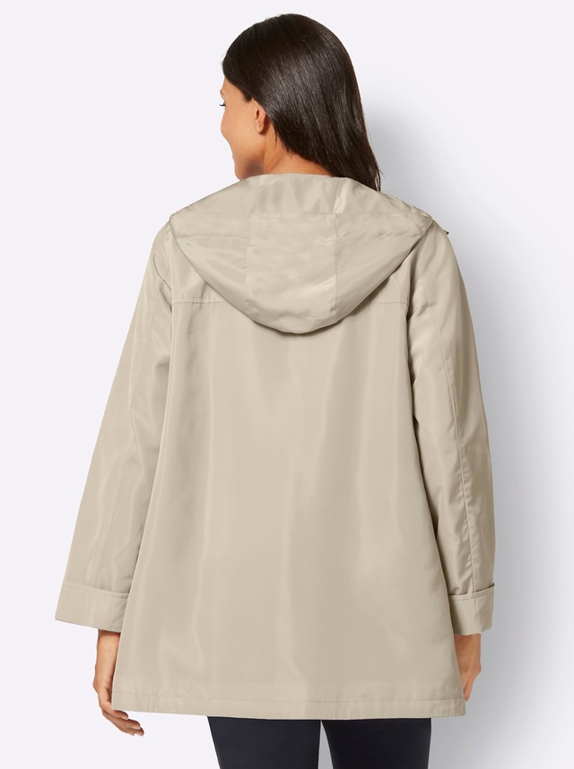 Classic Basics Langjacke mit Kapuze