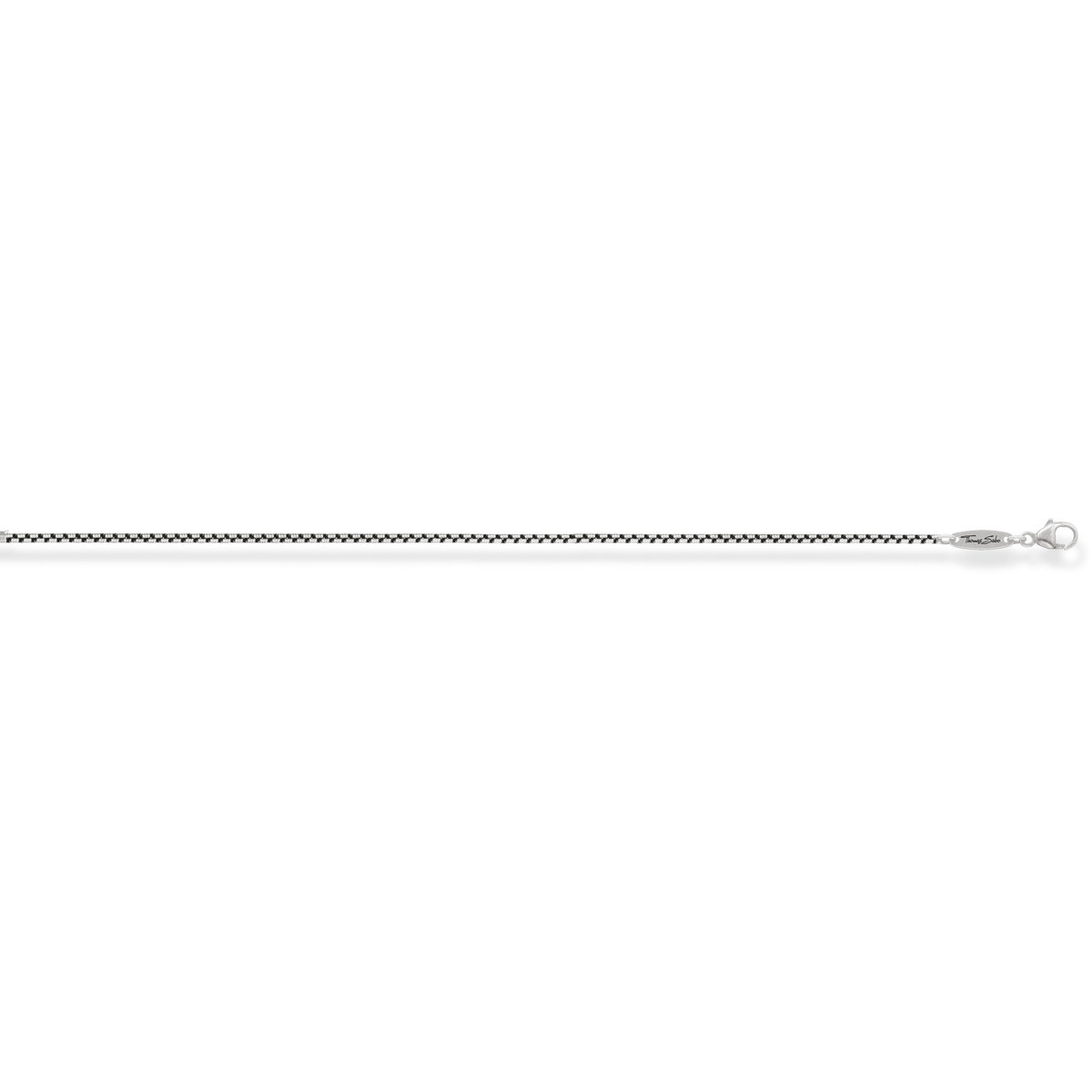 Chaine THOMAS SABO argent vieilli maille vénitienne 53 cm