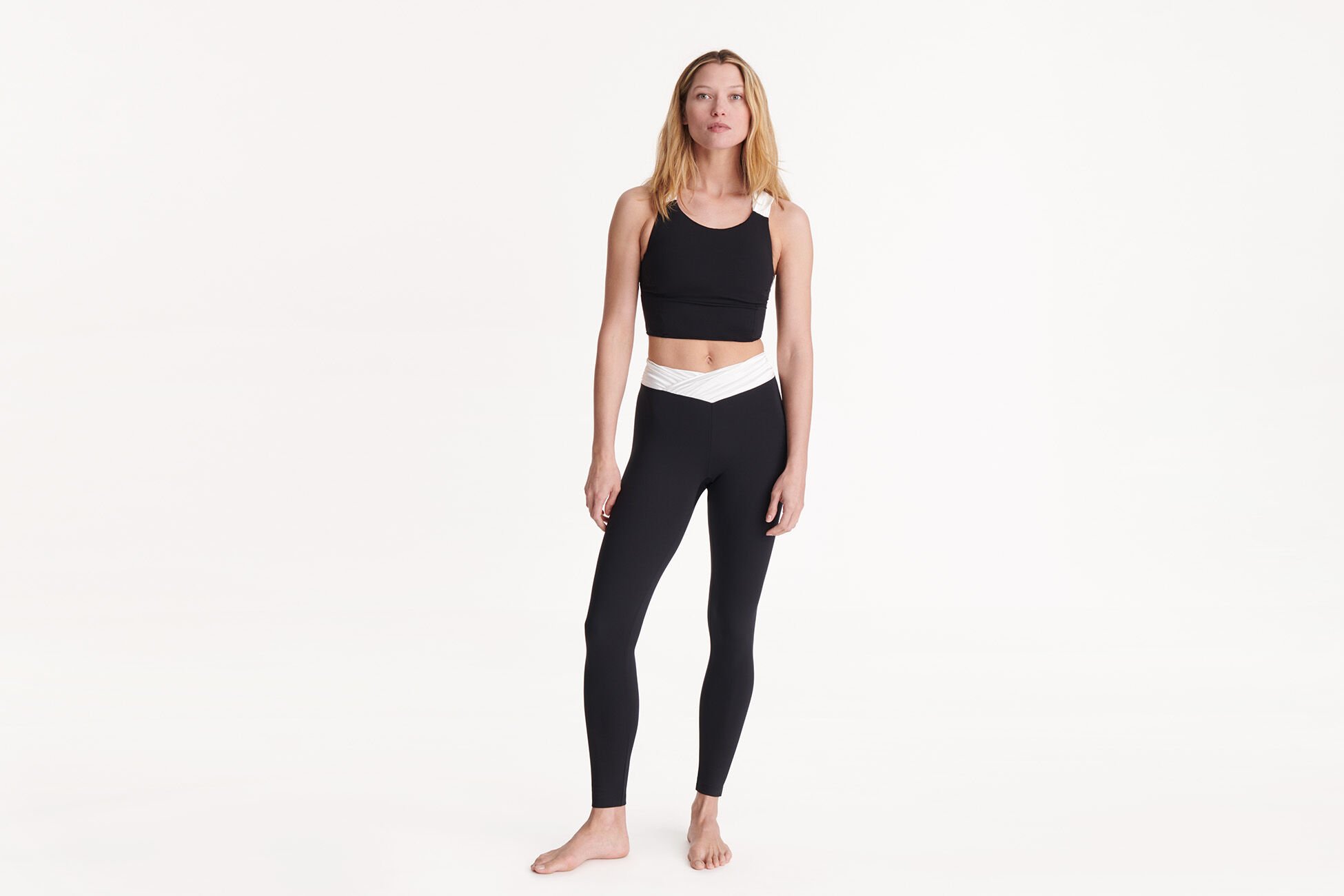 Martina Legging BLACK/SILK